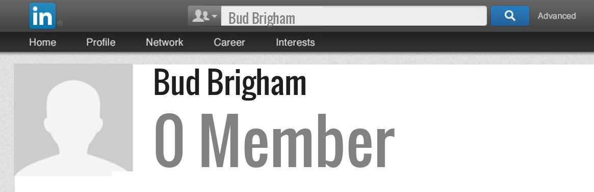 Bud Brigham linkedin profile