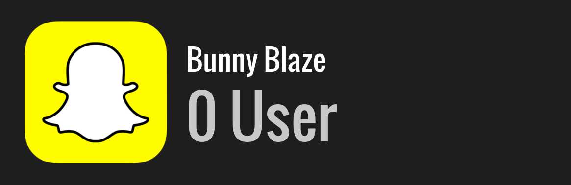 Bunny Blaze snapchat