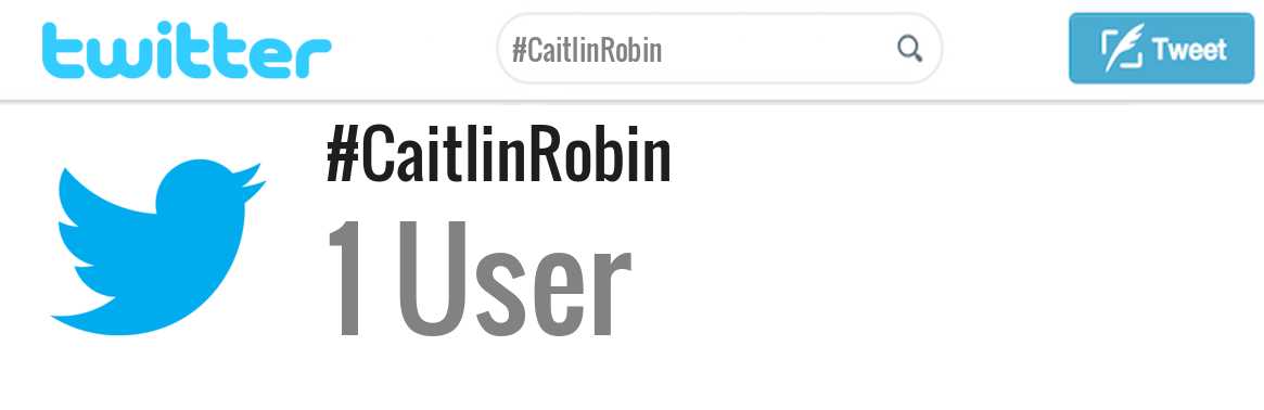 Caitlin Robin twitter account