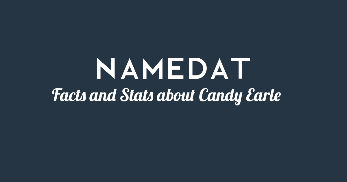 Candy Earle Background Data Facts Social Media Net Worth And More