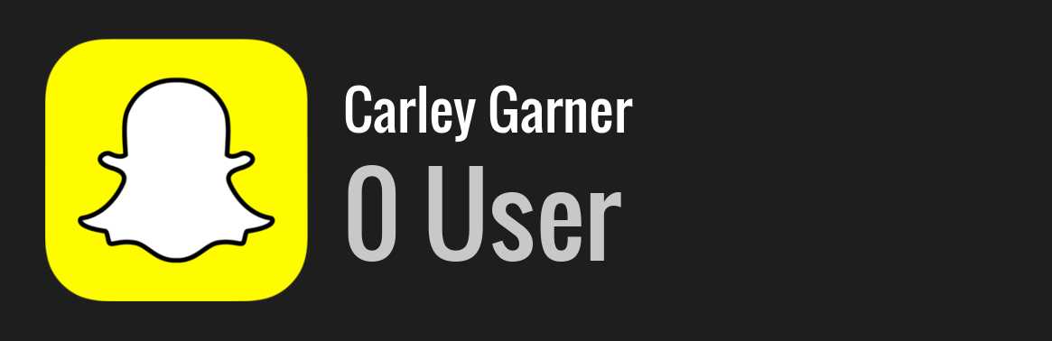 Carley Garner snapchat