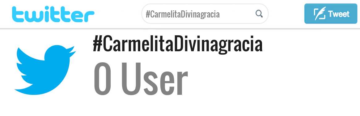 Carmelita Divinagracia twitter account