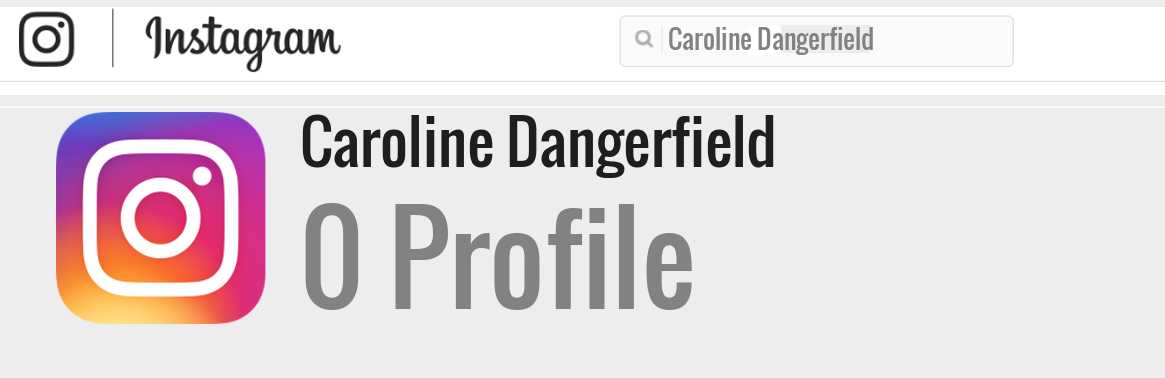 Caroline Dangerfield instagram account