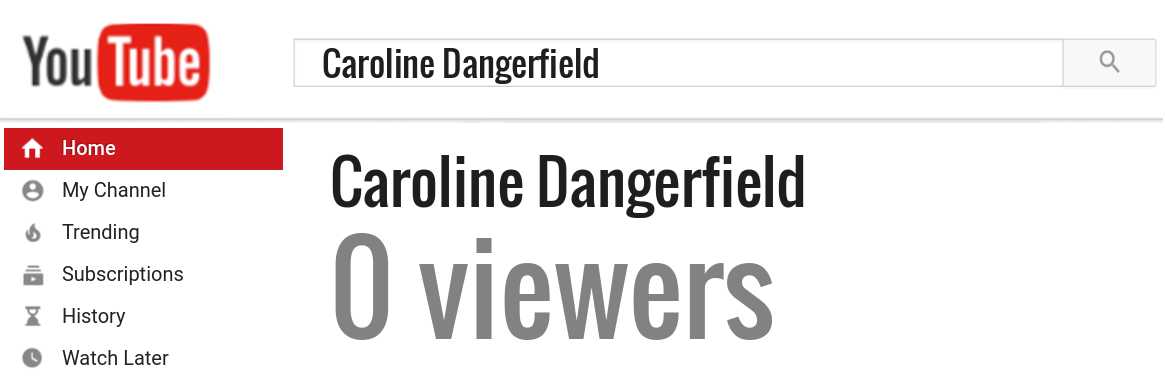 Caroline Dangerfield youtube subscribers