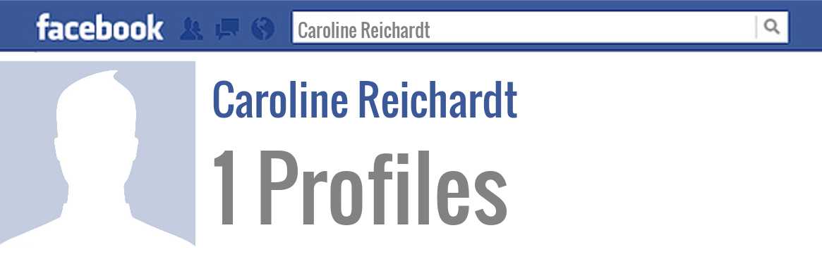 Caroline Reichardt facebook profiles