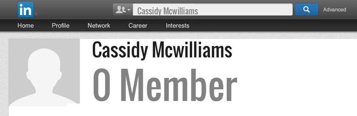 Cassidy Mcwilliams linkedin profile