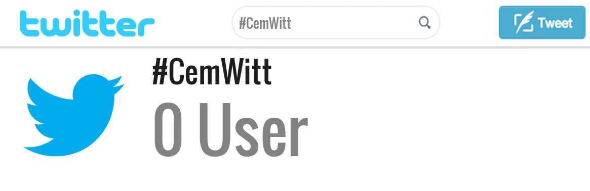 Cem Witt twitter account