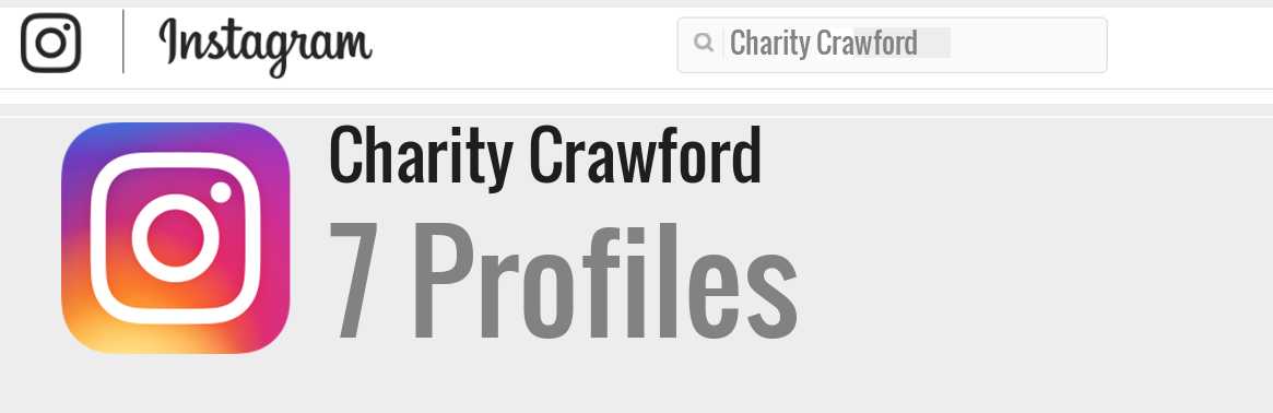 Charity Crawford instagram account