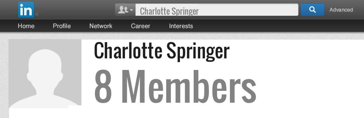 Charlotte Springer linkedin profile