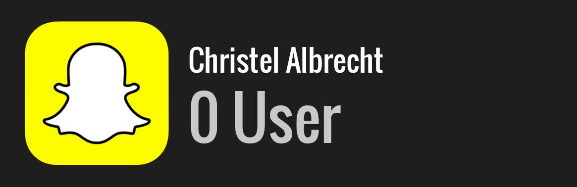 Christel Albrecht snapchat