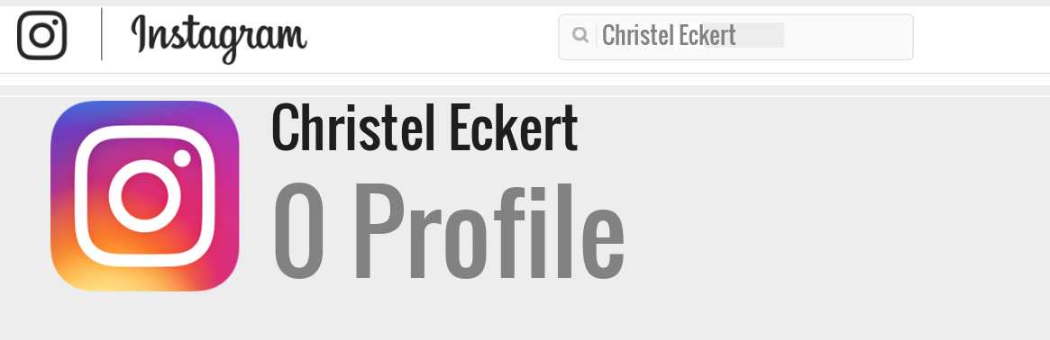 Christel Eckert instagram account