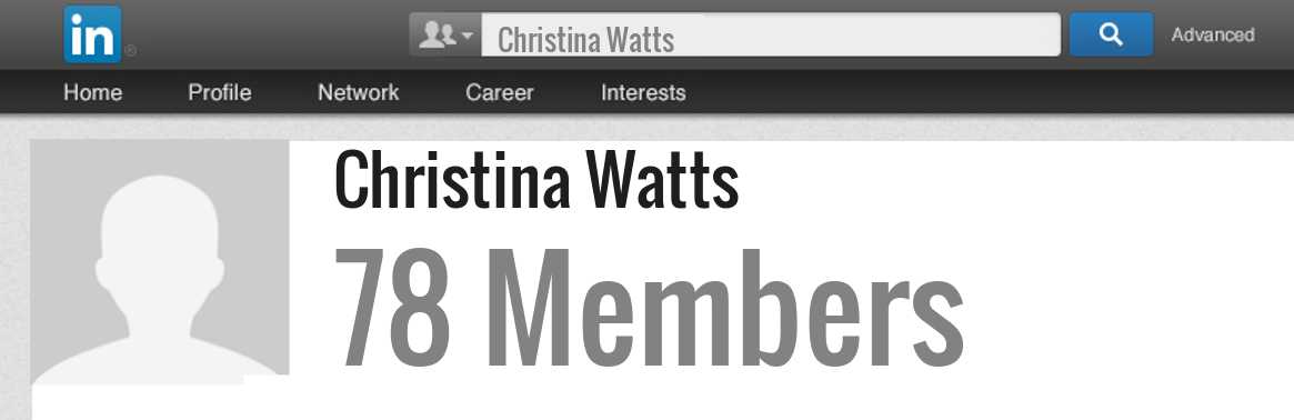 Christina Watts linkedin profile