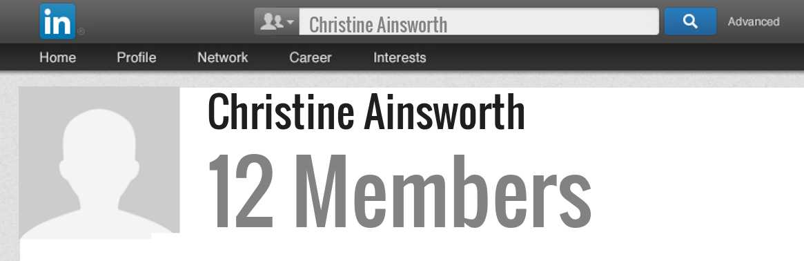 Christine Ainsworth linkedin profile