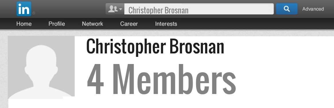 Christopher Brosnan linkedin profile