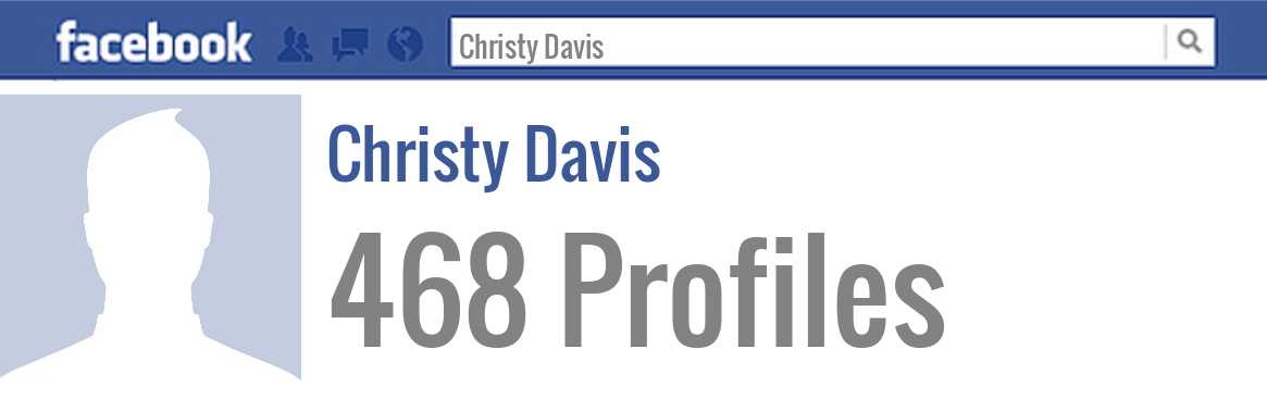 Christy Davis facebook profiles