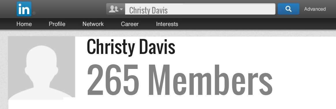 Christy Davis linkedin profile