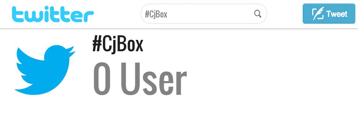 Cj Box twitter account