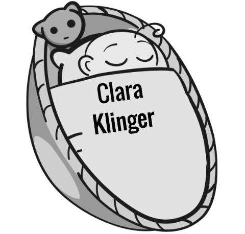 Clara Klinger sleeping baby