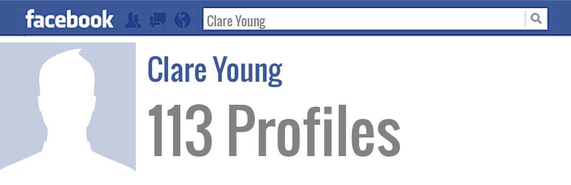 Clare Young facebook profiles