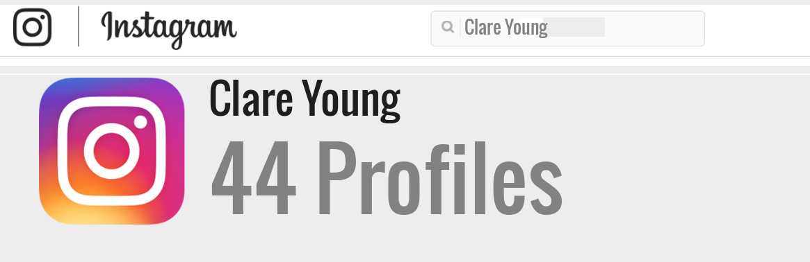 Clare Young instagram account