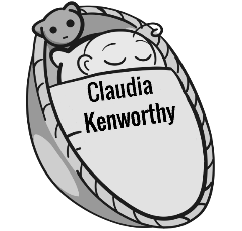 Claudia Kenworthy sleeping baby