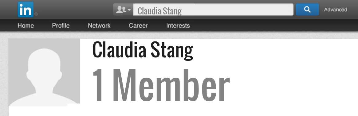 Claudia Stang linkedin profile