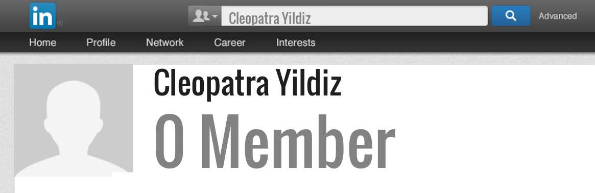 Cleopatra Yildiz linkedin profile