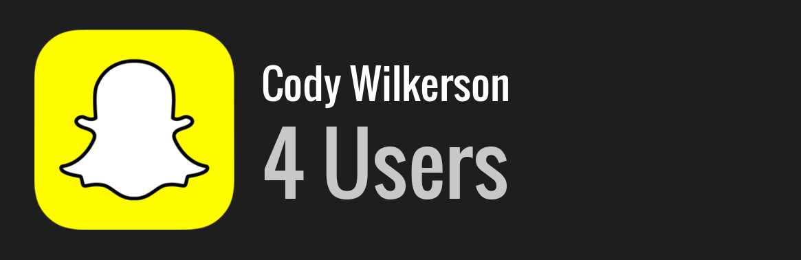 Cody Wilkerson snapchat