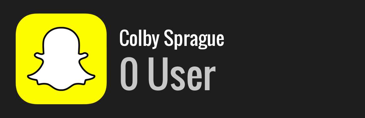 Colby Sprague snapchat