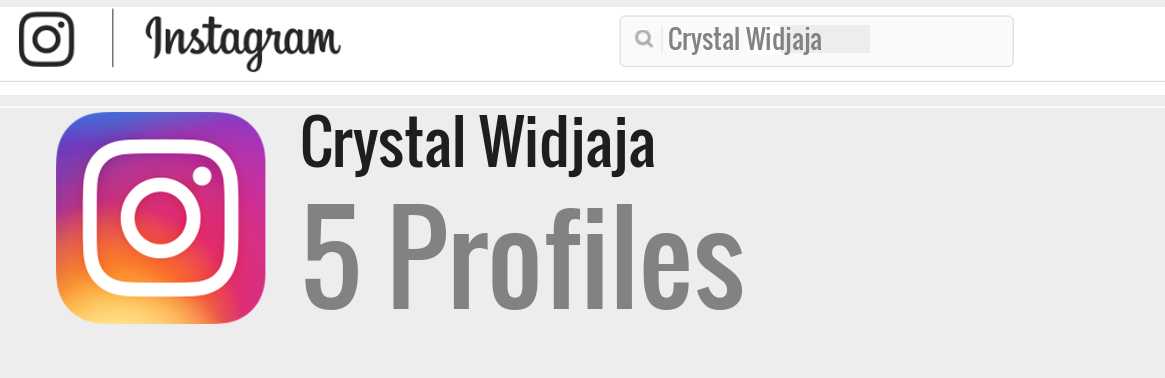 Crystal Widjaja instagram account