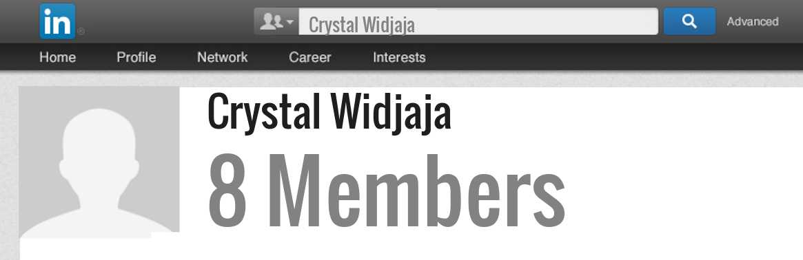 Crystal Widjaja linkedin profile