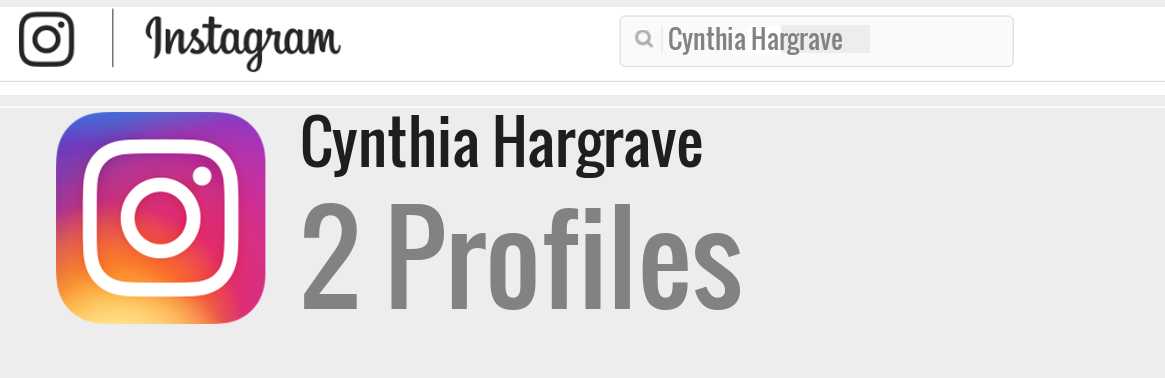 Cynthia Hargrave instagram account