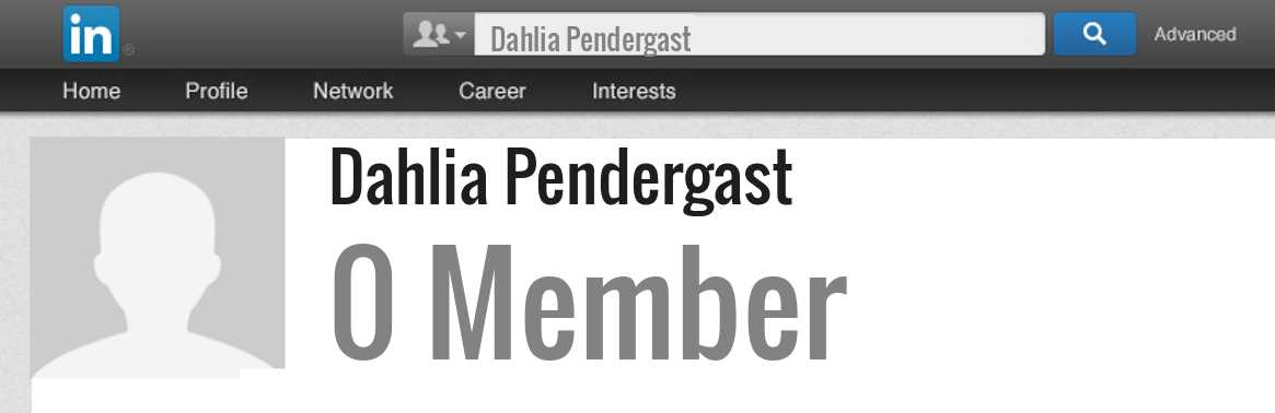 Dahlia Pendergast linkedin profile