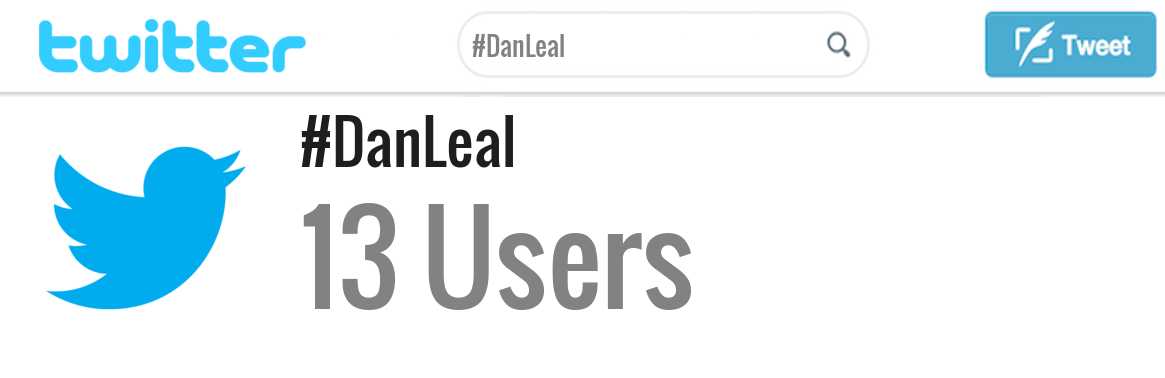 Dan Leal twitter account