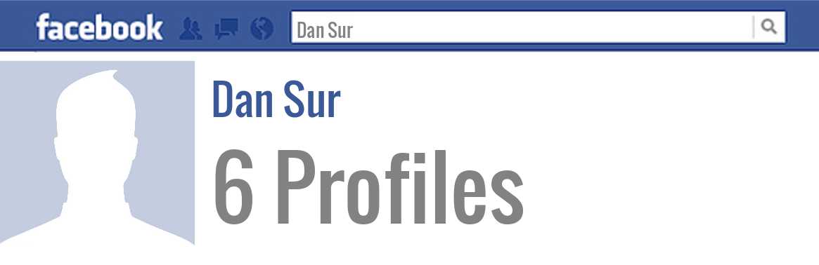 Dan Sur facebook profiles