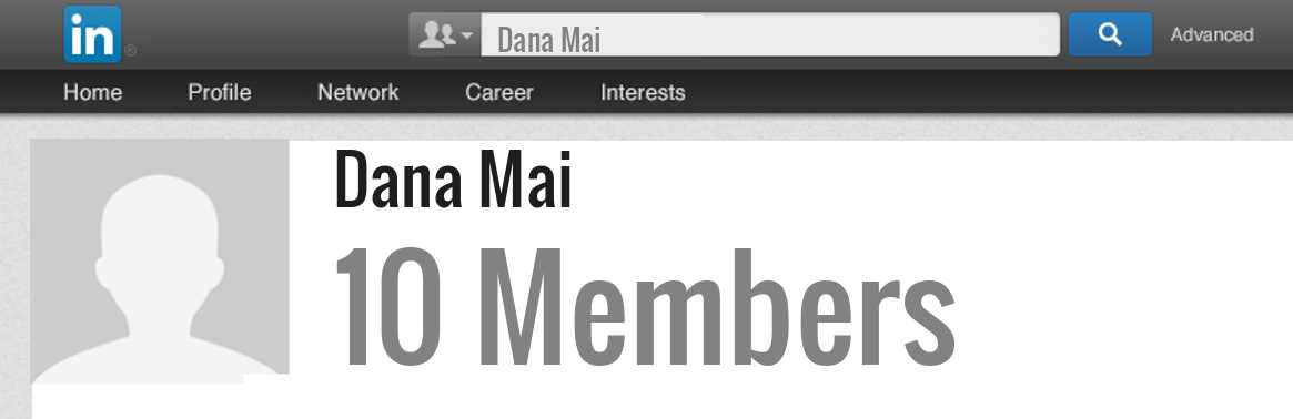 Dana Mai linkedin profile