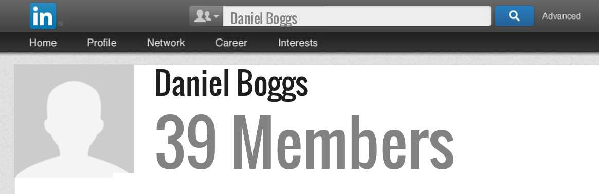 Daniel Boggs linkedin profile