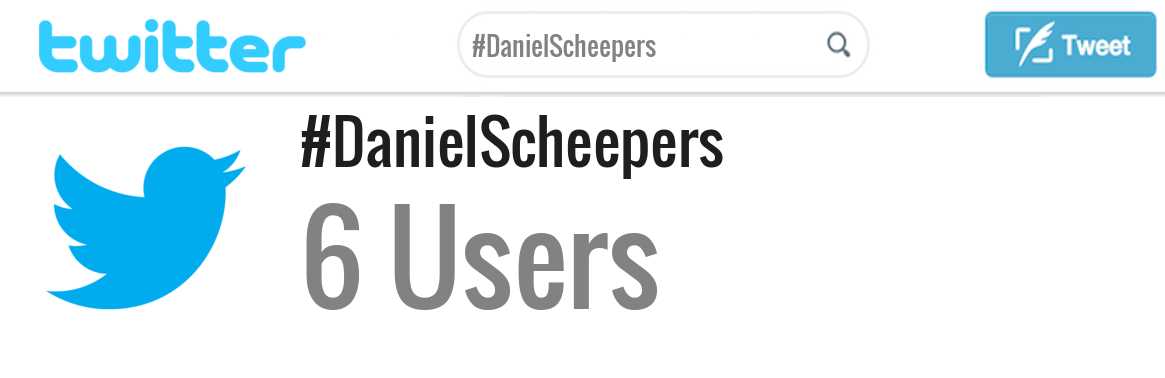 Daniel Scheepers twitter account