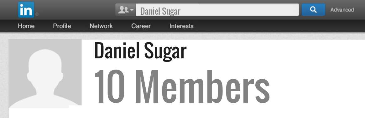 Daniel Sugar linkedin profile
