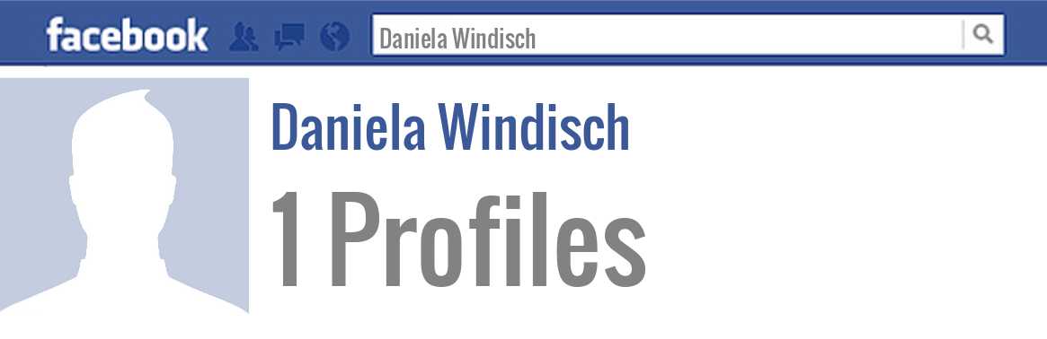 Daniela Windisch facebook profiles