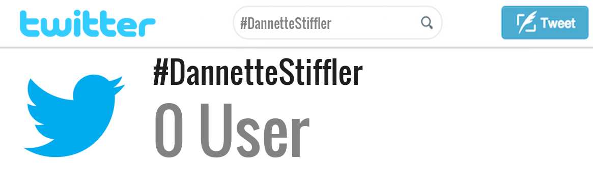 Dannette Stiffler twitter account