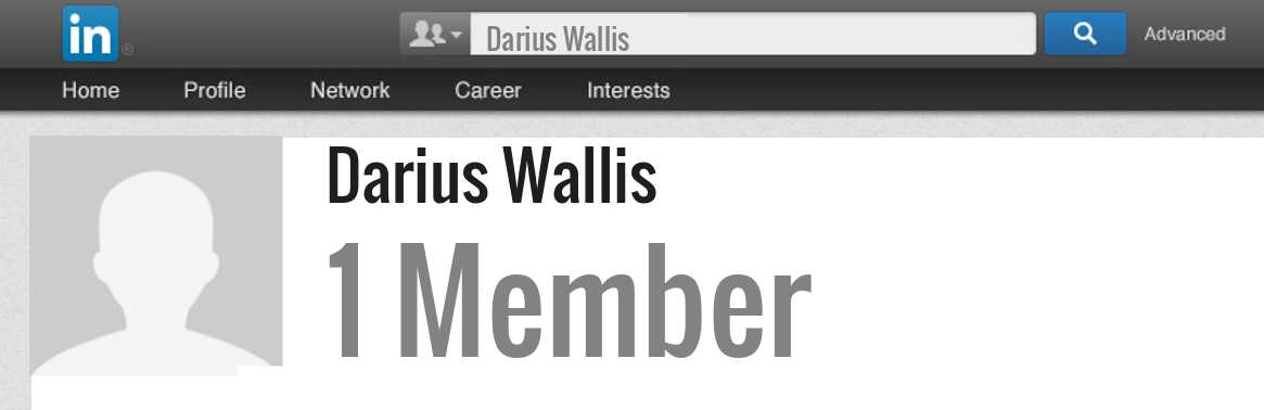 Darius Wallis linkedin profile