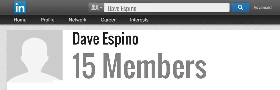 Dave Espino linkedin profile