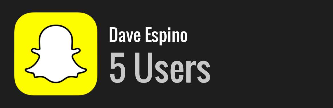 Dave Espino snapchat