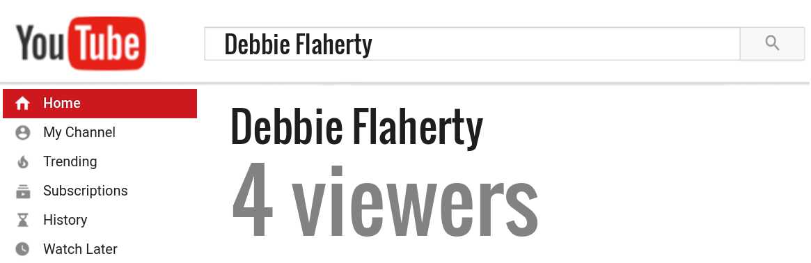 Debbie Flaherty youtube subscribers