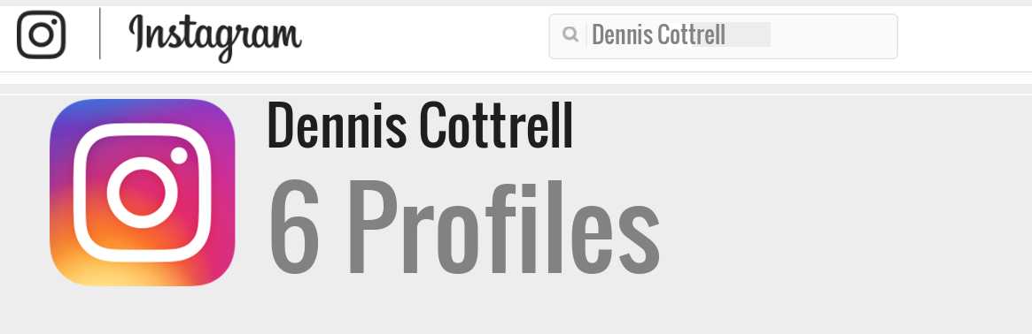 Dennis Cottrell instagram account