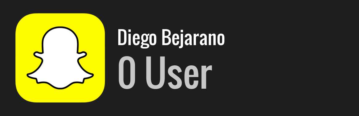 Diego Bejarano snapchat