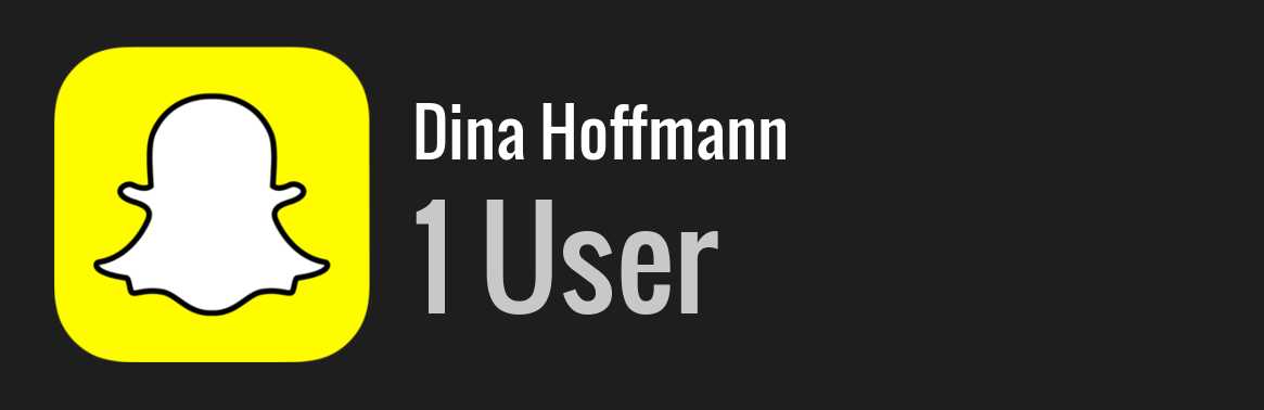 Dina Hoffmann snapchat