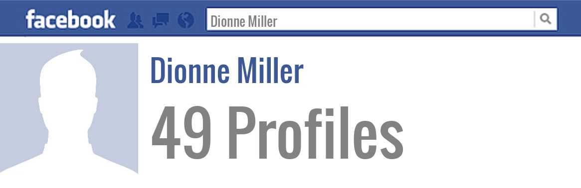 Dionne Miller facebook profiles