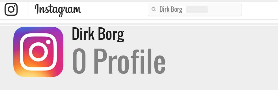 Dirk Borg instagram account